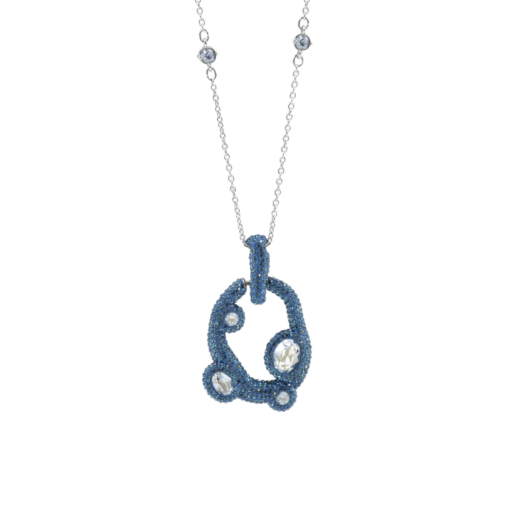 Swarovski Tigris Collection Blue Crystal Pendant | 5565790