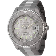 Invicta Men's Watch - Pro Diver Automatic Rhodium Dial Titanium Bracelet | 45673