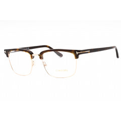 Tom Ford Men's Eyeglasses - Dark Havana Acetate Square Full Rim Frame | FT5504 052