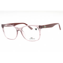 Lacoste Women's Eyeglasses - Rose Nude Plastic Rectangular Full Rim Frame | L2767 662