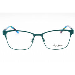 Pepe Jeans Women's Eyeglasses - Petrol Metal Rectangular Full Rim Frame | PJ1275 C3