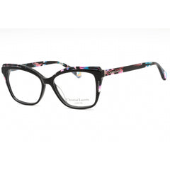 Christian Lacroix Women's Eyeglasses - Black Plastic Cat Eye Full Rim | CL1084 017