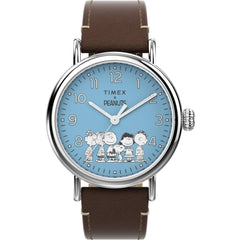 Timex Men's Watch - Standard X Peanuts Gang's All Here Brown Strap | TW2V89800VQ