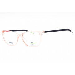 Tommy Hilfiger Women's Eyeglasses - Pink Plastic Cat Eye Full Rim Frame | TJ 0020 35J