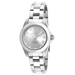 Invicta 16761 Women's Pro Diver Silver Tone Dial Stainless Steel Bracelet Dive Watch
