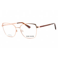 Anne Klein Women's Eyeglasses - Rose Gold Cat Eye Full Rim Metal Frame | AK5094 770