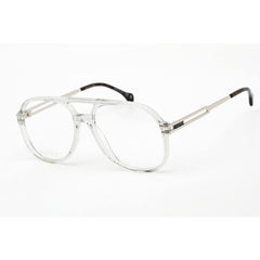 Gucci Men's Eyeglasses - Grey Aviator Full Rim Frame Clear Demo Lens | GG1106O 003