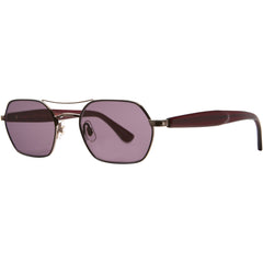 Garrett Leight Unisex Sunglasses - Copper-Gunmetal Frame | GOLDIE CO-GM-BIO BGY/VGY