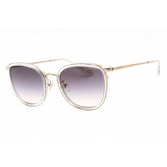Coach Women's Sunglasses - Grey Clear Square Full Rim Metal Frame | 0HC7135 511136