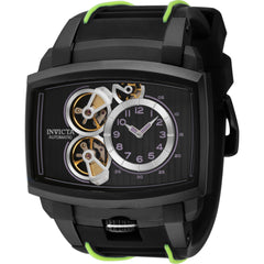 Invicta Men's Watch - Akula Automatic Black Open Heart Dial Silicone Strap | 41696
