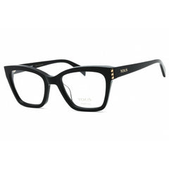 Tous Women's Eyeglasses - Shiny Black Acetate Cat Eye Full Rim Frame | VTOB66W 0700