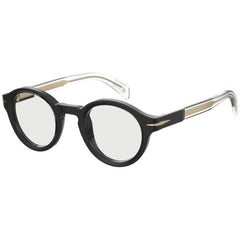 David Beckham Men's Eyeglasses - Black Acetate Round Full Rim Frame | DB-7051/BB 0807