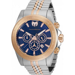 Technomarine Men's Watch - Manta Ray Chronograph Silver and RG Bracelet | TM-220154