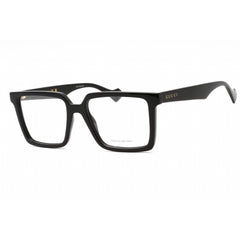 Gucci Men's Eyeglasses - Black Plastic Full Rim Rectangular Shape Frame | GG1540O 005