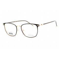 Hugo Boss Unisex Eyeglasses - Black Gold Cat Eye Full Rim Frame | BOSS 1431 02M2 00