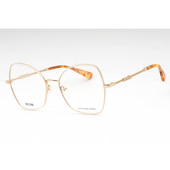 Moschino Women's Eyeglasses - Ivory Gold Metal Butterfly Full Rim Frame | MOS600 IJS