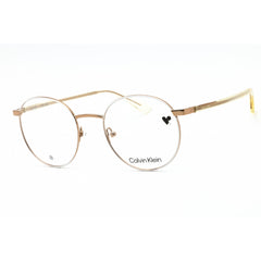 Calvin Klein Unisex Eyeglasses - White Metal Round Shape Full Rim Frame | CK23106 108
