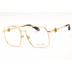 Roberto Cavalli Men's Eyeglasses - Polished Yellow Gold Metal Frame | VRC028 0400