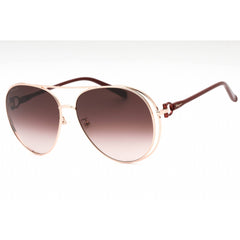 Salvatore Ferragamo Women's Sunglasses - Shiny Rose Gold Frame | SF282SA 770