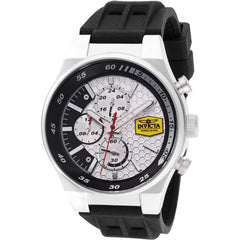 Invicta Men's Watch - Invicta Racing Quartz White Dial Black Silicone Strap | 47736