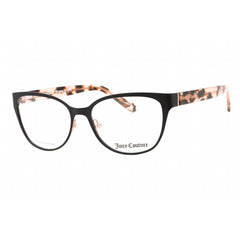 Juicy Couture Women's Eyeglasses - Black Pink Havana Cat Eye Frame | JU 205 02TB 00