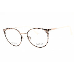 Guess Women's Eyeglasses - Pink Gold Metal Cat Eye Shape Full Rim Frame | GU2913 033