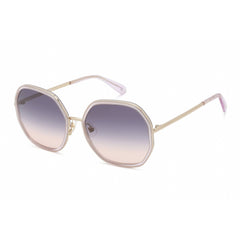 Kate Spade Women's Sunglasses - Gold Lilac Metal Geometric Frame | NICOLA/G/S 0HZJ O9