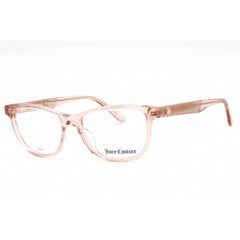 Juicy Couture Women's Eyeglasses - Pink Crystal Rectangular Frame | JU 187 08XO 00