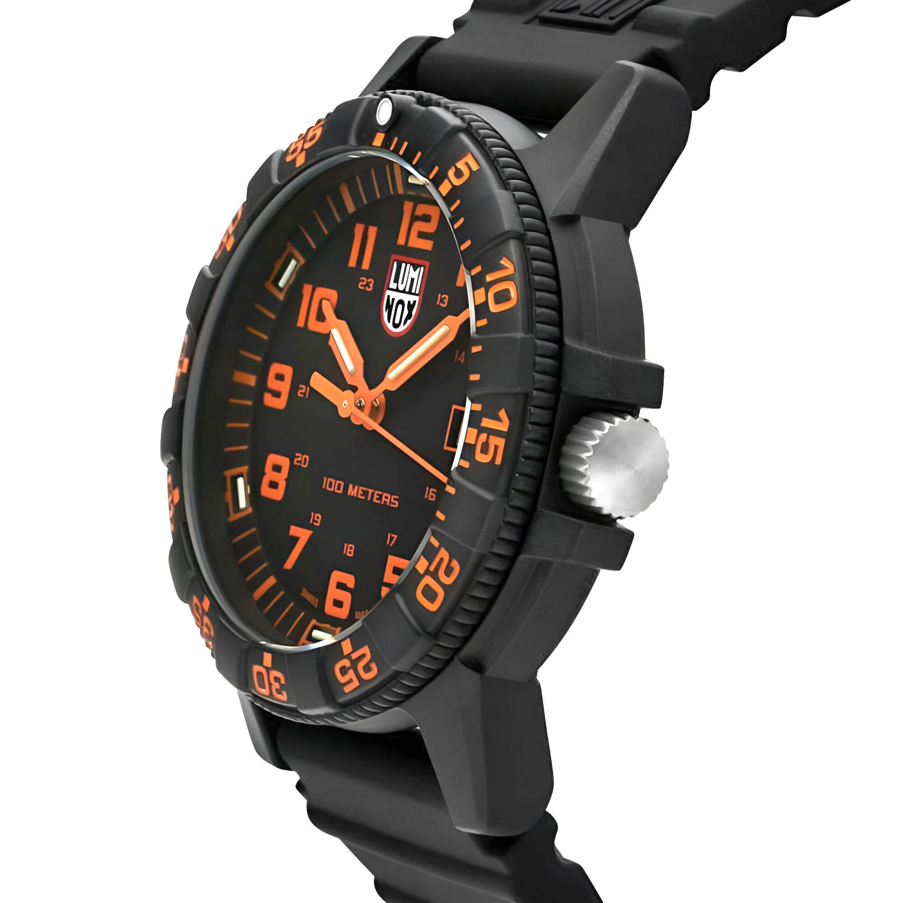 Luminox Men's Quartz Watch Sea Turtle Giant 0320 Series Black Dial Strap  0329