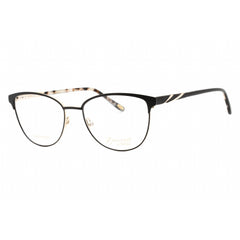 Emozioni Women's Eyeglasses - Matte Black Gold Round Metal Frame | EM 4399 0I46 00