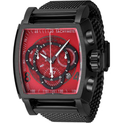 Invicta Men's Watch - S1 Rally Chronograph Gunmetal and Red Dial Bracelet | 46012