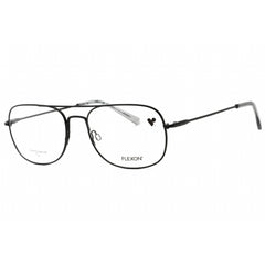 Flexon Men's Eyeglasses - Black Metal Full Rim Frame | FLEXON H6066 001