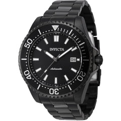 Invicta Men's Watch - Pro Diver Rotating Bezel Automatic Black Dial Bracelet | 46646