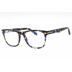 Tom Ford Unisex Eyeglasses - Shiny Blue Rectangular Full Rim Frame | FT5662-B 055