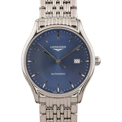 Longines Men's Watch - Lyre Automatic Blue Dial Stainless Steel Bracelet | L49614926