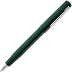 Lamy Fountain Pen - Aion Brushed Aluminium, Dark Green, Extra Fine | L77DGEF