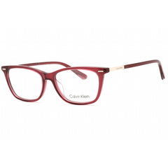 Calvin Klein Women's Eyeglasses - Burgundy Rectangular Full Rim Frame | CK22506 605