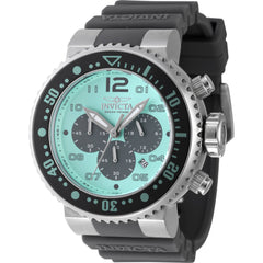 Invicta Men's Watch - Pro Diver Chronograph Turquoise and Grey Dial Strap | 47196