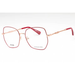Moschino Women's Eyeglasses - Cyclamen Copper Gold Butterfly Full Rim | MOS610 12L