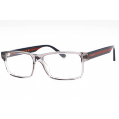 Gucci Men's Eyeglasses - Grey-Blue-Transparent Acetate Full Rim Frame | GG0752O 003