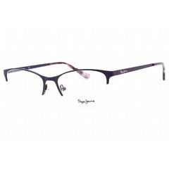 Pepe Jeans Women's Eyeglasses - Purple Metal Cat Eye Frame Clear Demo Lens | PJ1385 C3
