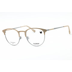 Flexon Men's Eyeglasses - Matte Light Gold Round Full Rim Frame | FLEXON E1133 712
