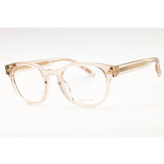 Chopard Women's Eyeglasses - Transparent Beige Acetate Oval Full Rim | VCH342 07T1