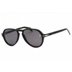 David Beckham Men's Sunglasses - Black Plastic Aviator Full Rim Frame | DB 7079/S 807