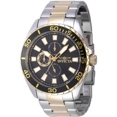 Invicta Men's Quartz Watch - Pro Diver Charcoal Dial Two Tone Bracelet | 47557