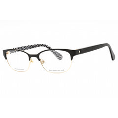 Kate Spade Women's Eyeglasses - Pattern Black Metal Oval Frame | Diandra 07RM 00