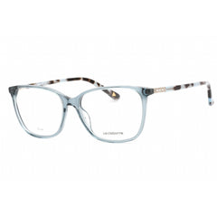 Liz Claiborne Women's Eyeglasses - Aqua Crystal Plastic Cat Eye Frame | L 657 E1N