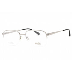 Elasta Men's Eyeglasses - Ruthenium Metal Rectangular Half Rim Frame | E 7238 06LB 00