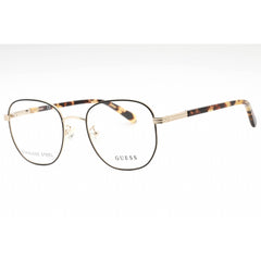 Guess Men's Eyeglasses - Pale Gold Oval Full Rim Metal Full Rim Frame | GU50067-D 032