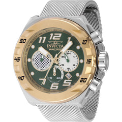 Invicta Men's Watch - Invicta Racing White and Green Dial Silver Tone Bracelet | 47205